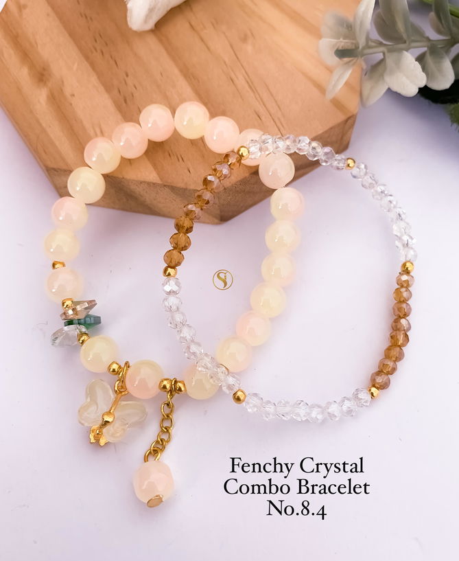 2 Fenchy Crystal  Bracelets Combo Wholesale Shop In Surat
